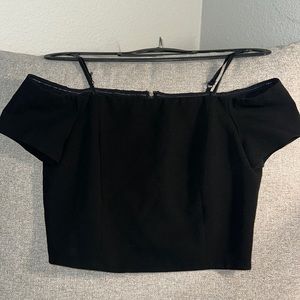 Alice + Olivia black blouse